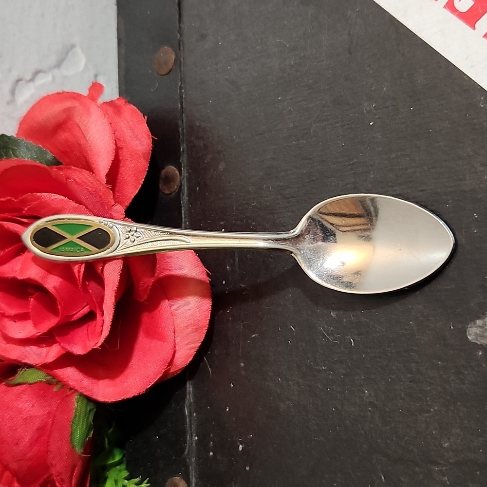 JAMAICA Souvenir Spoon Silver Colored